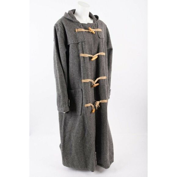 Vintage Woolrich Gray Toggle Car Coat Jacket M - Picture 5 of 6